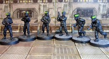 Blakes 7 Miniatures PAK04 Federation Troopers x6 Unpainted