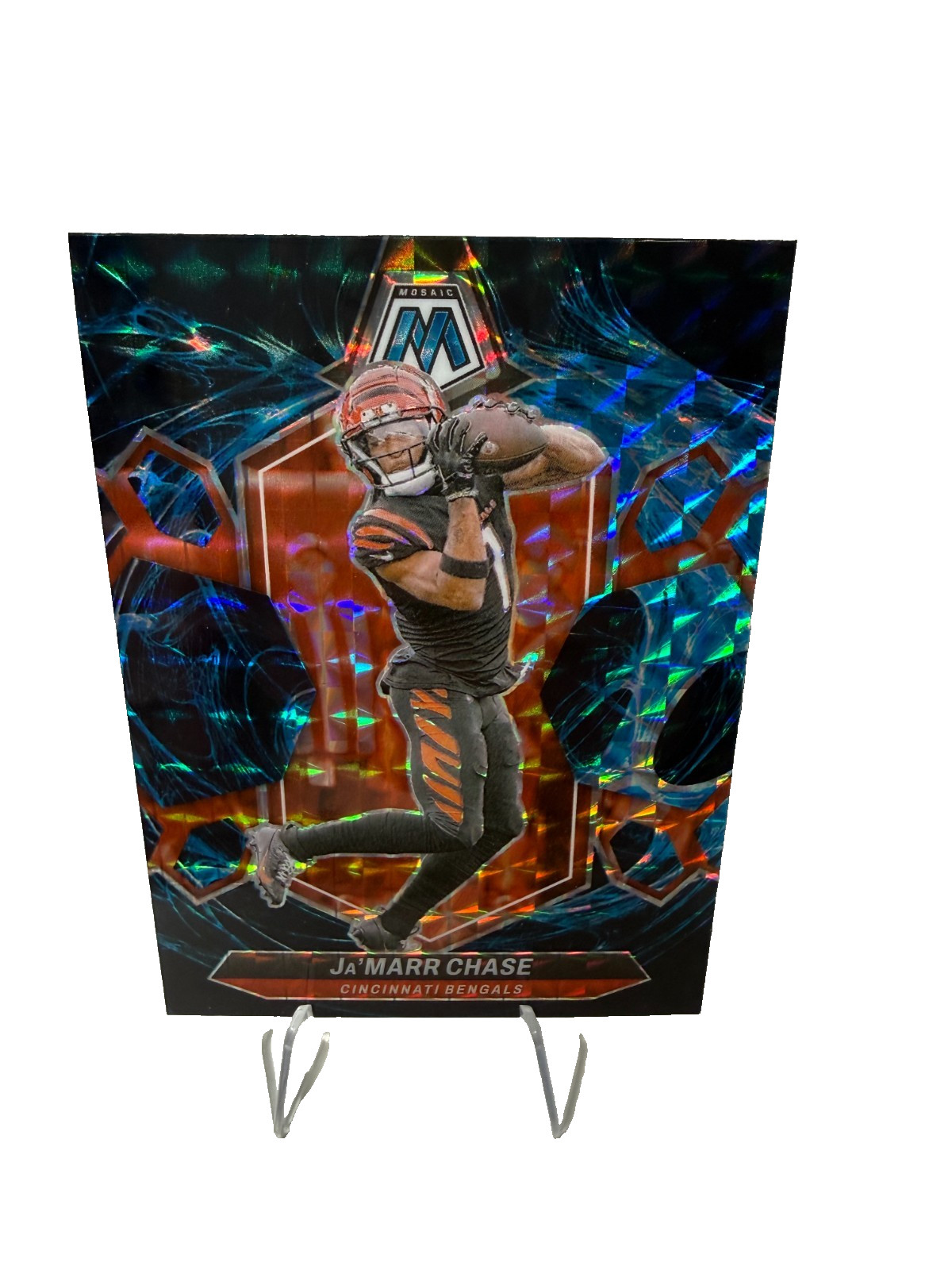Ja'Marr Chase 2024 Panini Mosaic Genesis Prizm #45 Bengals