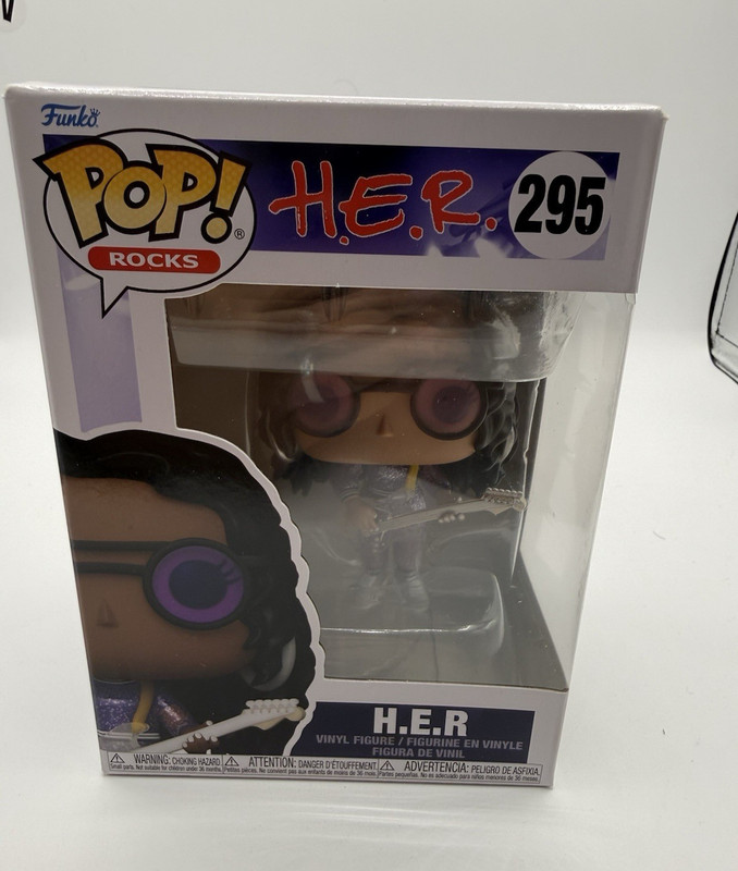 Funko Pop! Rocks Music H.E.R. #295 Pop! Vinyl Vinyl Figure