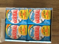 1989 Topps Baseball Factory Wax Pack Box Cards Mint Condition