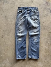 Vintage 60s Lee Riders Sanforized Union Made Denim Jeans Waist 32