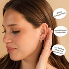 Gifts for Her 3 Pairs 925 Sterling Silver Earrings for Women Girls Non Tarnish S