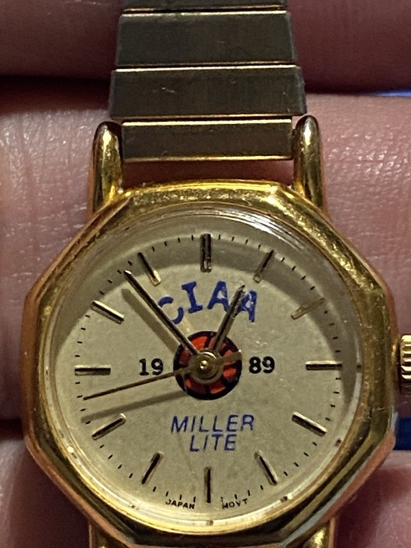 Vintage Watch CIAA Miller Lite 1989 New Battery