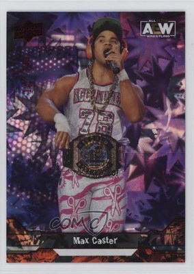 2023 Upper Deck AEW All Elite Wrestling Dynamite 147/249 Max Caster #60 18x6