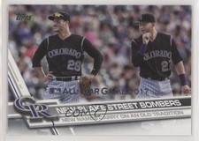 2017 Topps Checklist All-Star Game Trevor Story Nolan Arenado #298 0h1