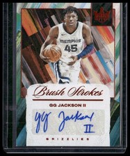 2024-25 Panini Court Kings #BR-GGJ GG Jackson II Brush Strokes Amber #/49