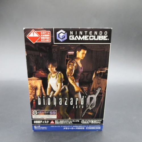 Biohazard 0 GameCube with Gray Memory Card 59 and Stickers Japan - Picture 2 of 19