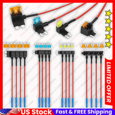 16 Pack 4 Types Fuse Tap, Upgraded 12V Car Add a Circuit Tap Kit Upgraded NEW