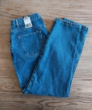 New Vtg Gitano 16 Petite Relaxed Fit Medium Wash Cotton Denim Blue Jeans