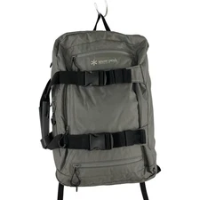 Snow Peak 3Way Backpack Gray Outdoor Travel Work Bag Used