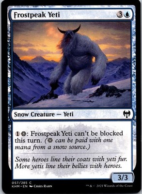 Frostpeak Yeti Kaldheim Regular