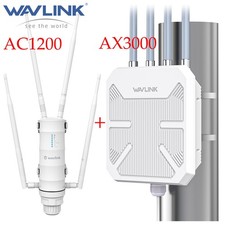 WAVLINK AX3000 WiFi 6 Outdoor Extender with AC1200 Outdoor WiFi Router AP Bundle