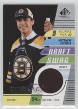 2024 Upper Deck SP Game Used Draft Swag Jersey 74/100 Matthew Poitras #DS-5 01ks
