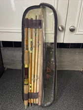 Vintage WRIGHT MCGILL NO. M4TMS- 6.5 Ft 4PC. TRAILMASTER FLY /SPIN ROD WITH CASE