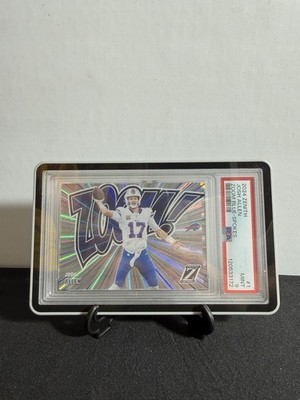 Panini 2024 Zenith Josh Allen Zoom! Blue Spokes #1 17/25 PSA 9 NUMBER MATCH!!