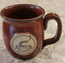 New Java John's Coffee Cup Mug By Sunset Hill Stoneware Decorah Iowa USA 16 oz