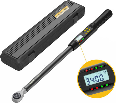 Digital Torque Wrench 1/2'' Drive, 12.5-250.8 Ft.Lb, ±2% Accuracy, LED/Buzzer