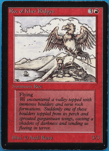 Roc of Kher Ridges Beta PLD (Reserved List MTG Magic Card) (500783) ABUGames - Picture 1 of 2