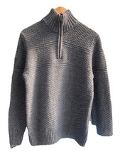 Superdry Men's Grey Cable Knit