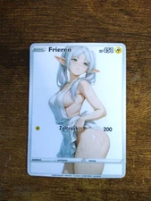 Beautiful Waifu Card - Frieren Cooking - Goddess ACG Custom DIY Fan Art Card