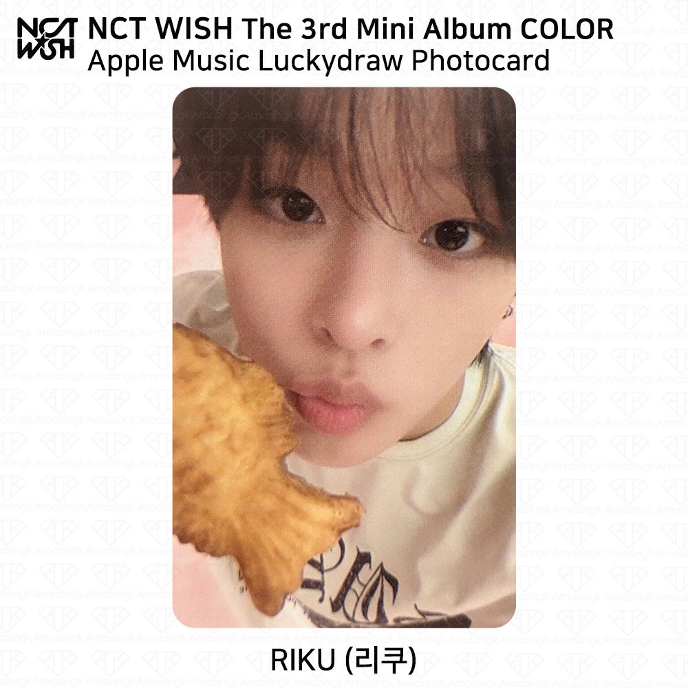 NCT WISH The 3rd Mini Album COLOR Applemusic Luckydraw Photocard