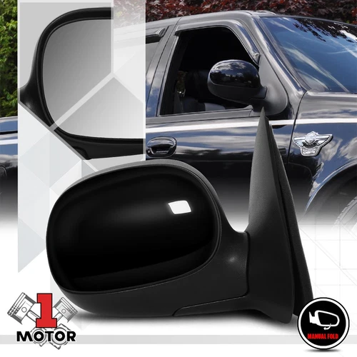 [Right] Passenger Side Manual Foldable OE Replacement Mirror for 97-03 F150/F250