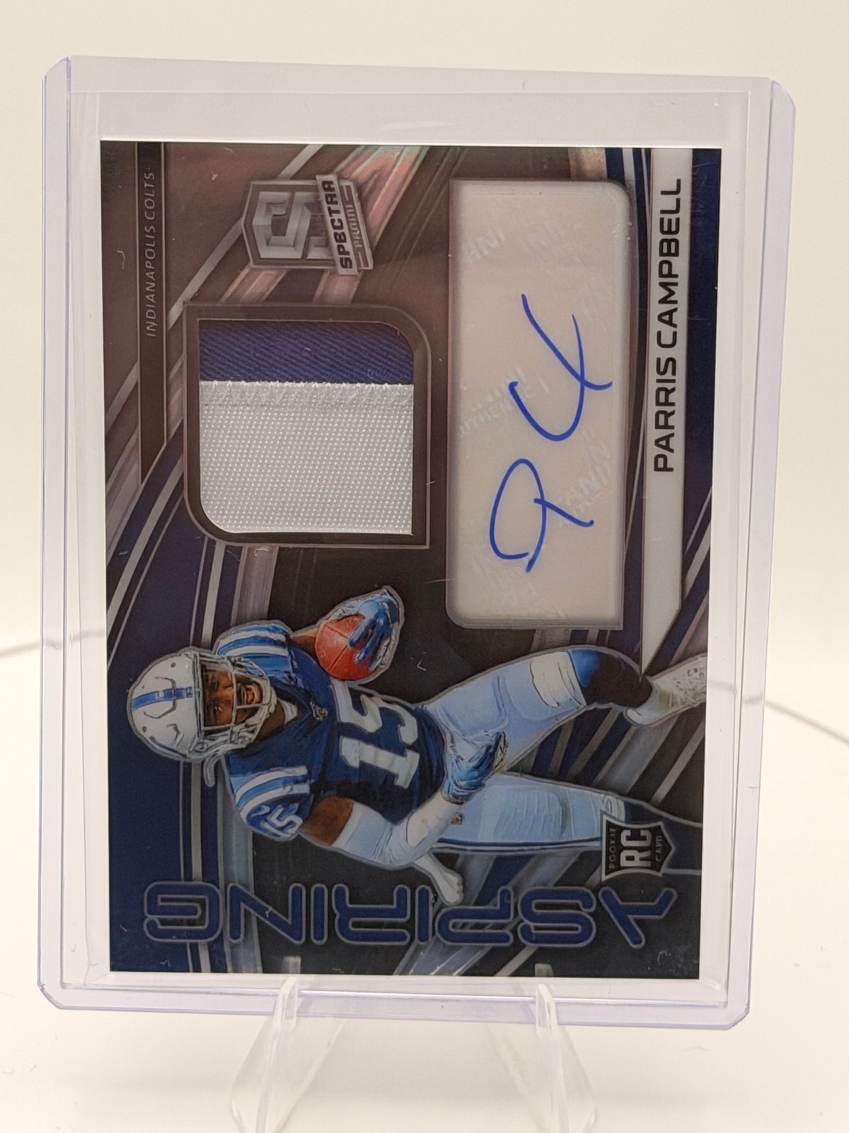 2019 Panini Spectra #APA-8 Parris Campbell Aspiring Patch Autographs #/199 b2
