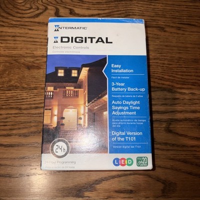 Intermatic DT101 24 HR Dial Digital Time Switch Electronic Controls NEW IN BOX