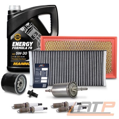 INSPEKTIONSPAKET + 5l 5W-30 MOTORÖL FÜR FORD FOCUS 1 DAW DBW 1.4 1.6 16V 98-04