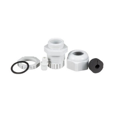 Axis 5503-951 Plastic Threaded RJ45 Cable Gland for M20 Holes, 5-Pack, White