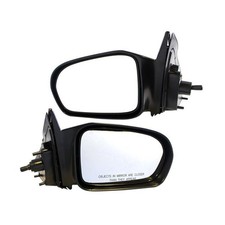 Left Right Mirror Manual Textured Black for Honda Civic 2001-04 2 Door