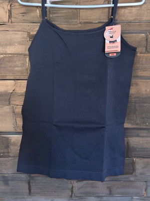 NWT SHAPERMINT ESSENTIALS ALL DAY EVERY DAY SCOOP NECK CAMI SIZE 3XL BLACK