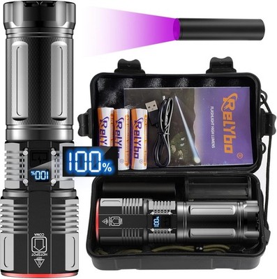 Taschenlampe LED Aufladbar, ReLYbo Flashlight