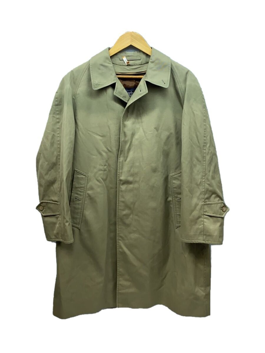 Burberrys Beige Cotton Trench Coat with Checked Lining Size M Long #EG ZIA