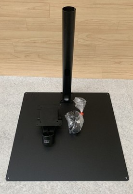 Spacepole TARGET008-02 Pole, VESA 75/100, and CD Adapter on Baseplate