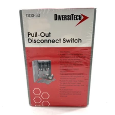 Diversitech DDS-30 30 Amp 220V Electrical Switch Fusible Pull Out Disconnect