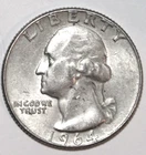 1964-D Washington Quarter - 90% Silver - Extra Fine - #0706EA