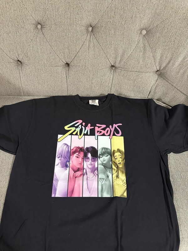 Kpop Demon Hunters Saja Boys - Black Size L