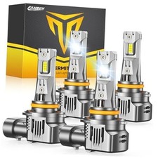 Upgraded 9005 9006 bulbs combo, 150,000LM 15X Super Brightness HB3 HB4
