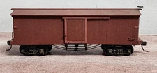 Undecorated Railroad 36' boxcar sprung trucks Kadee HO Wood Owner Built CR RTR