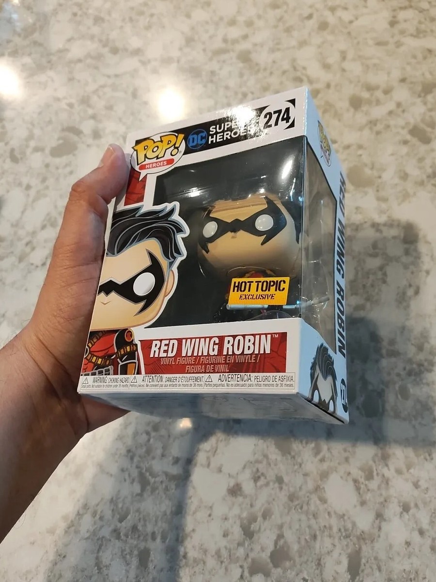 Funko Pop! DC Heroes Red Wing Robin #274 Hot Topic Exclusive