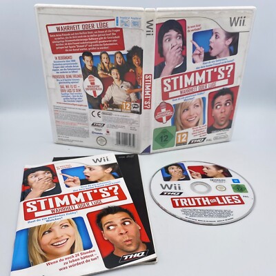 Stimmt's? - Wahrheit oder Lüge - Nintendo Wii - Guter Zustand - OVP + Anleitung