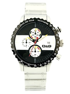D&G Dolce and Gabbana DW0374 MEN'S D&G RUGBY CHRONOGRAPH WATCH | eBay