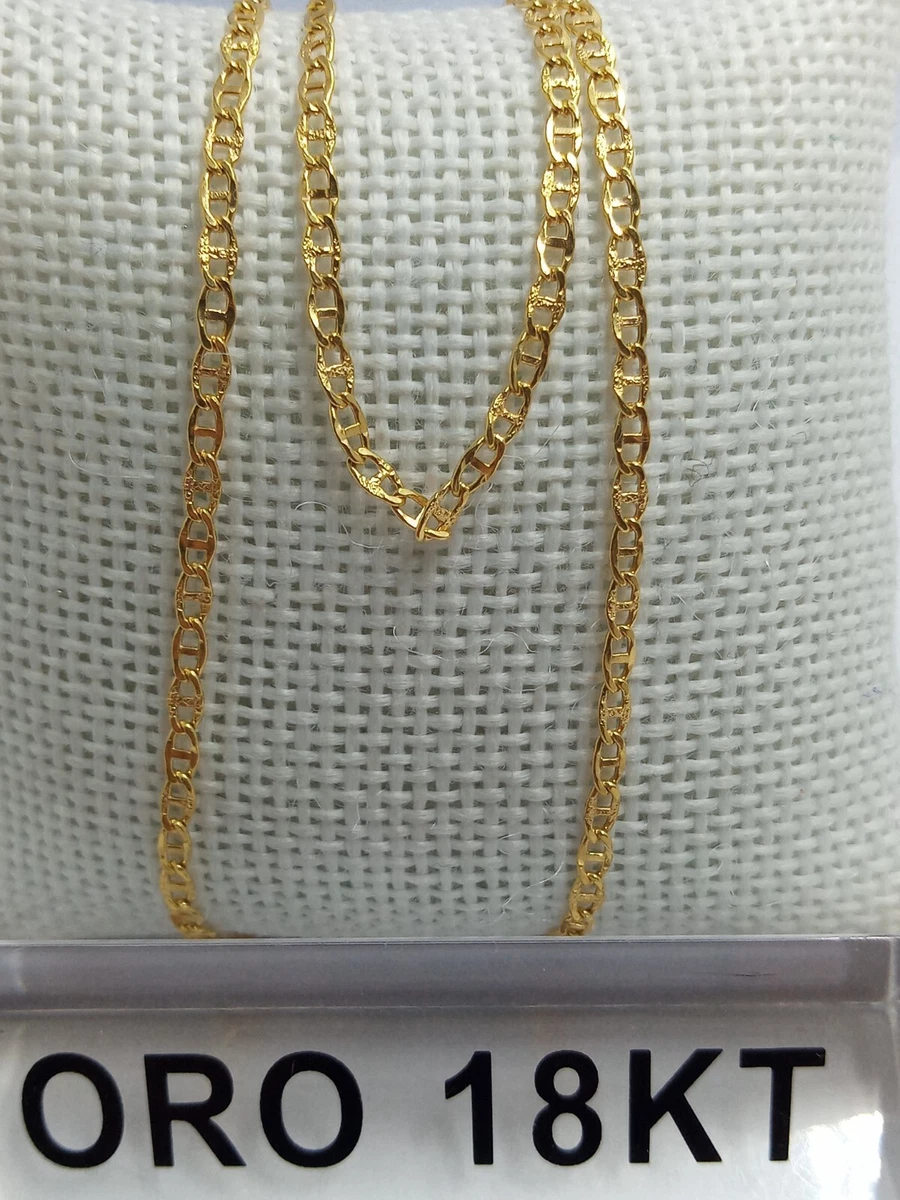 Catenina Veneziana In Oro Giallo 585 – Larghezza 0,9 Mm (lunghezza 42 Cm)