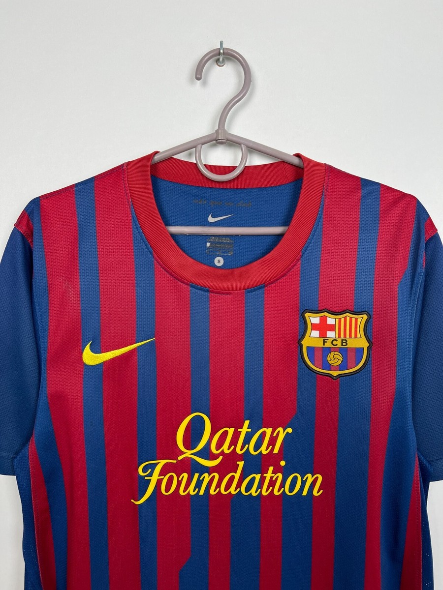 BARCELONA 2011 2012 HOME FOOTBALL SHIRT MENS NIKE JERSEY