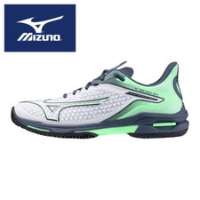 Mizuno Tennis Shoes WAVE EXCEED TOUR 6 OC 61GB247237 White/Mint/Blue Omni Clay