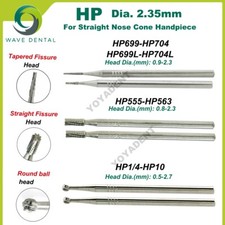 WAVE Dental HP Burs Tungsten Carbide Bur Dia.2.35mm Straight Handpiece 5Pcs/Pack