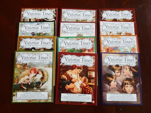 Lot of 12 Victorian Times Magazine January-December 2024
