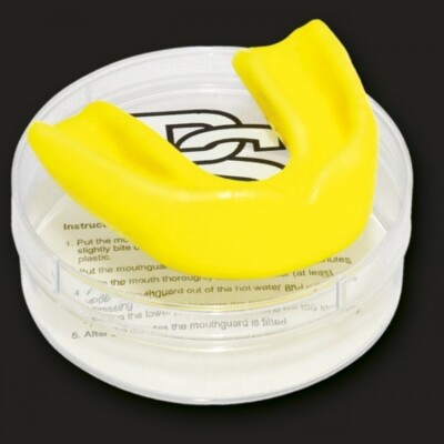 Paffen Sport ALLROUND Mint. Mundschutz. neon gelb. Boxen. Thai. mit Geschmack