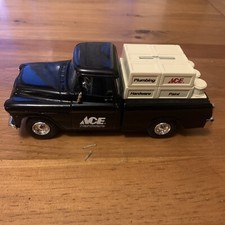 ERTL 1955 CHEVY CAMEO PICKUP TRUCK ACE HARDWARE BANK 7.5" LONG 1:25
